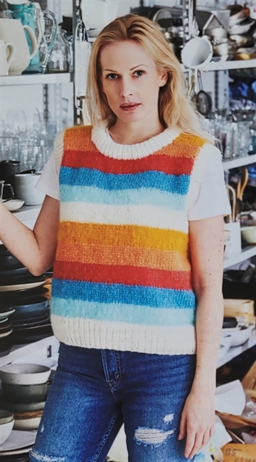 Stribet Vest i Alice og Bella